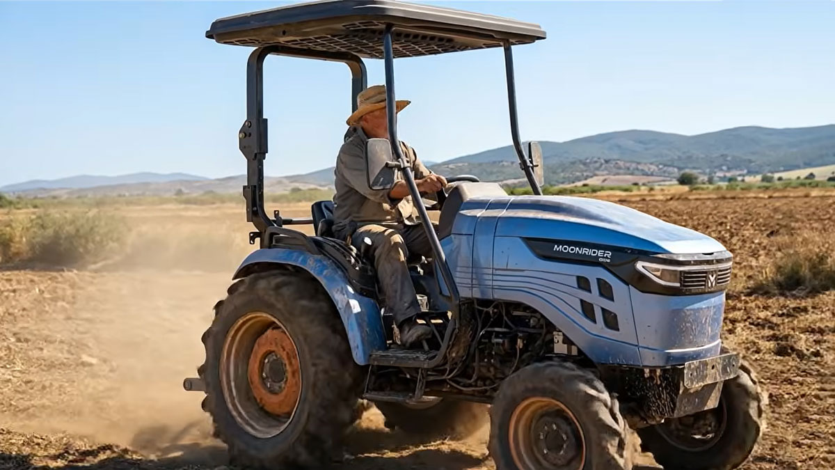 GoSun Lança Trator Elétrico Moonrider T27 com Carregamento Solar na América do Norte